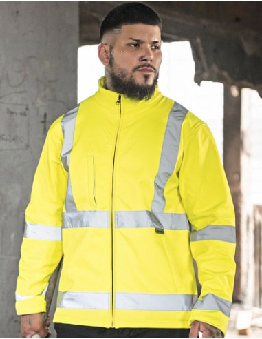 KOR-KXSSHJ-Hi-Vis Safety Softshell Jacket Turku